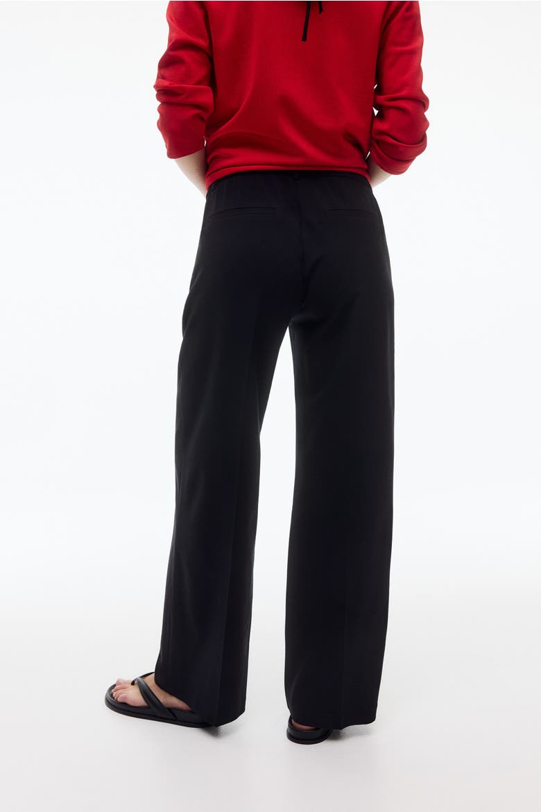 Mama Wide-leg Dress Pants, Alternate, color, Black