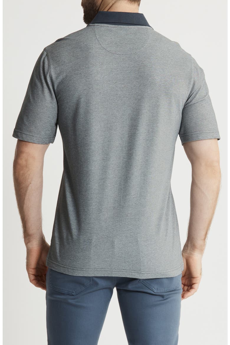 South Hampton Johnny Collar Polo, Alternate, color, CHARCOAL