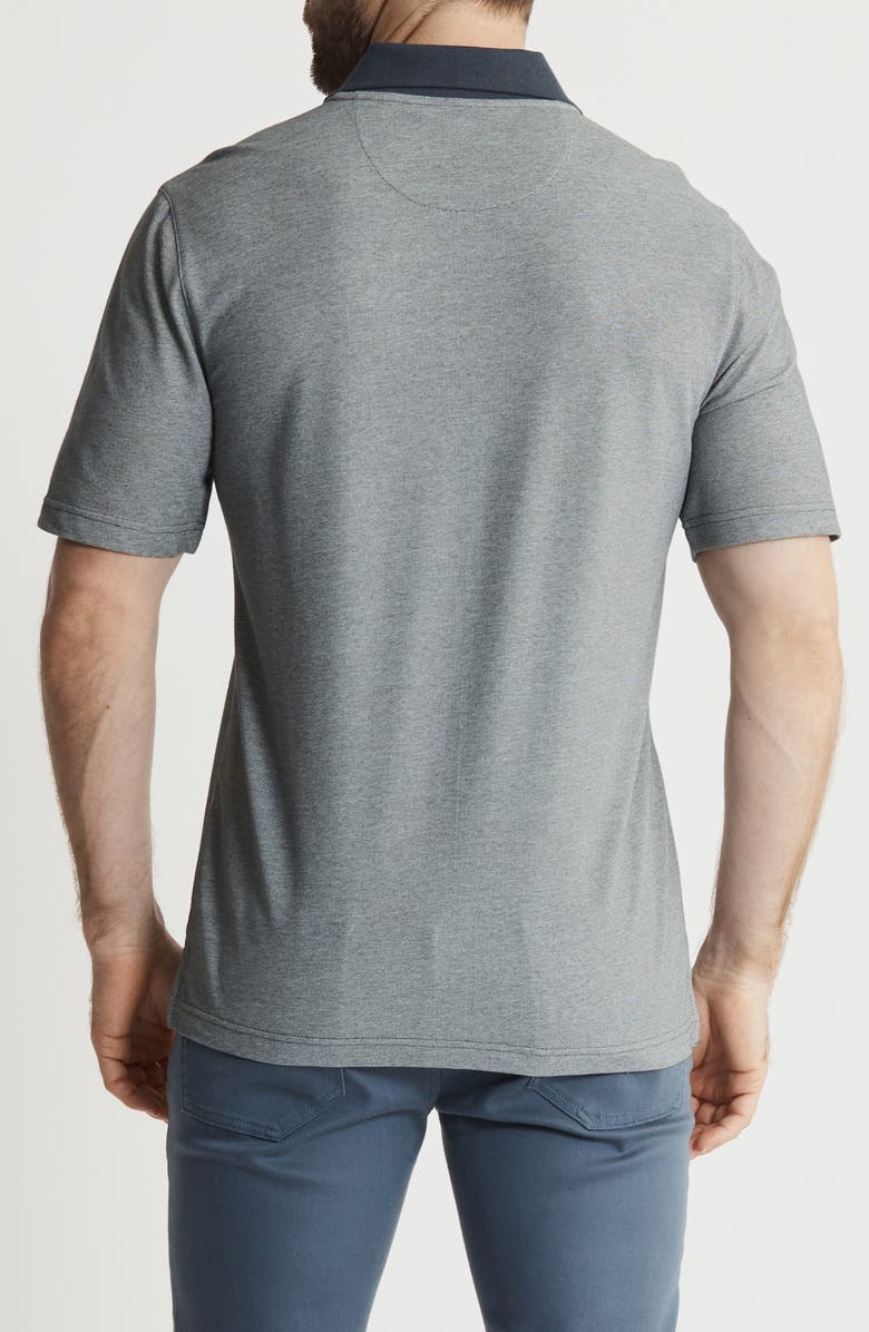 JACHS South Hampton Johnny Collar Polo, Alternate, color, Charcoal