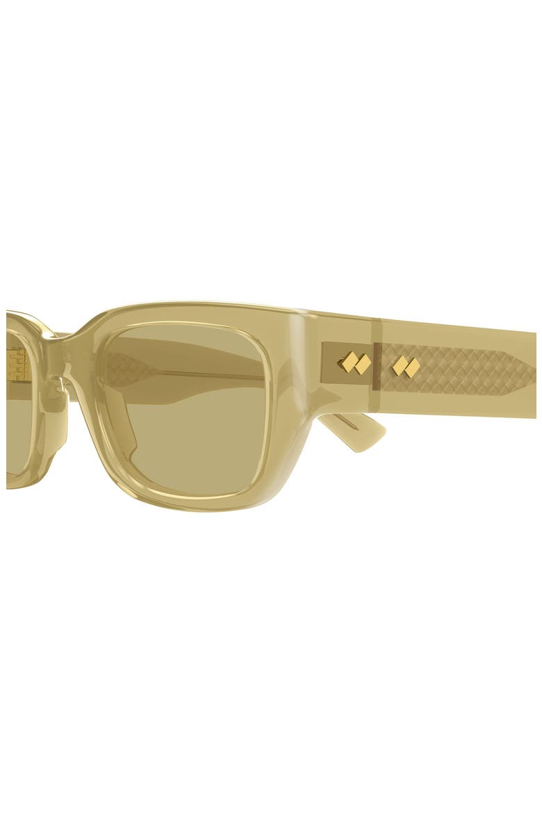 51mm Rectangular Sunglasses, Alternate, color, YELLOW
