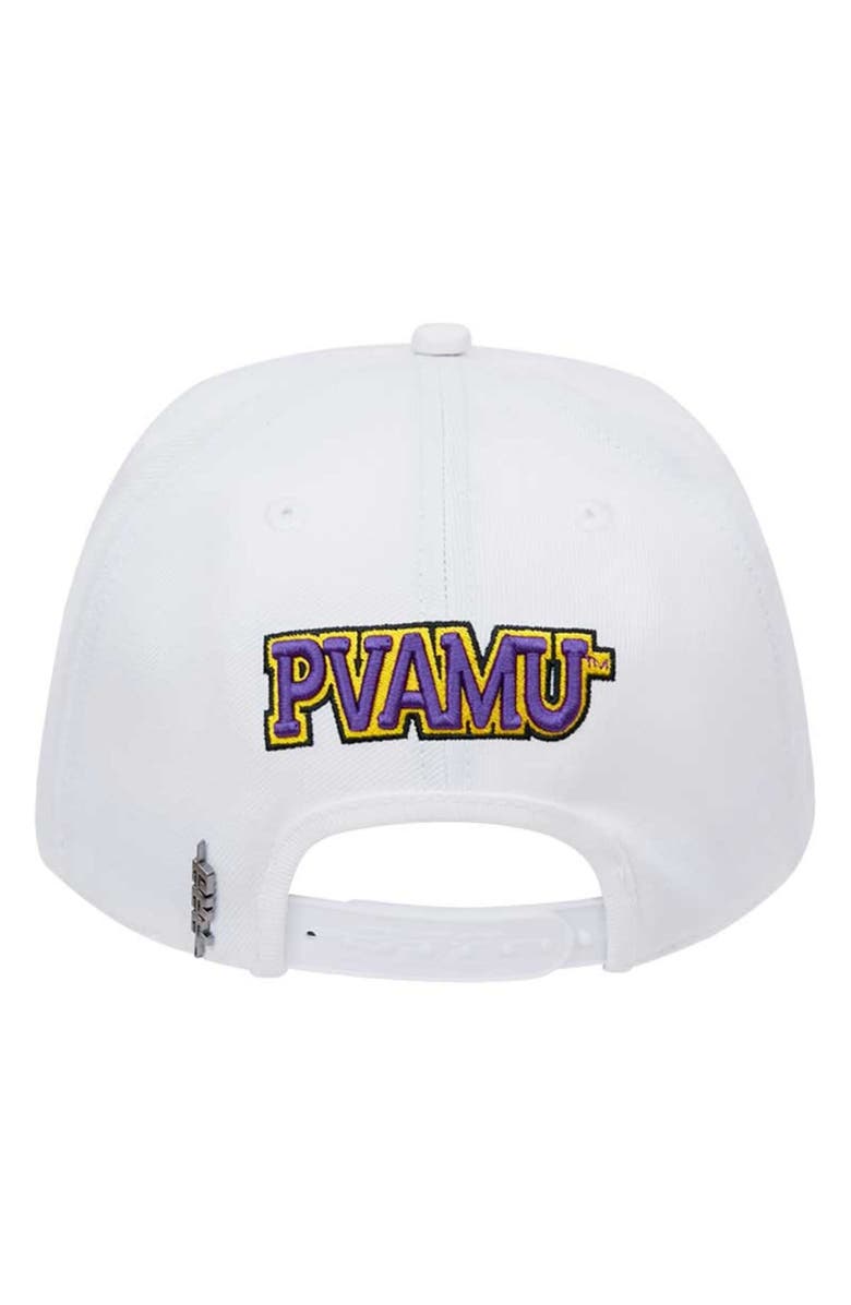 PRO STANDARD Men's Pro Standard White Prairie View A&M Panthers Mascot Evergreen Wool Snapback Hat, Alternate, color, White