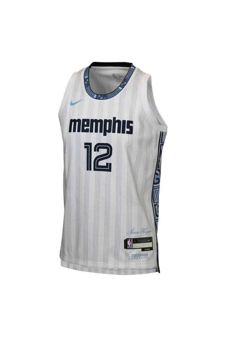 Youth Nike Ja Morant White Memphis Grizzlies 2025/26 City Edition Swingman Jersey, Alternate, color, White