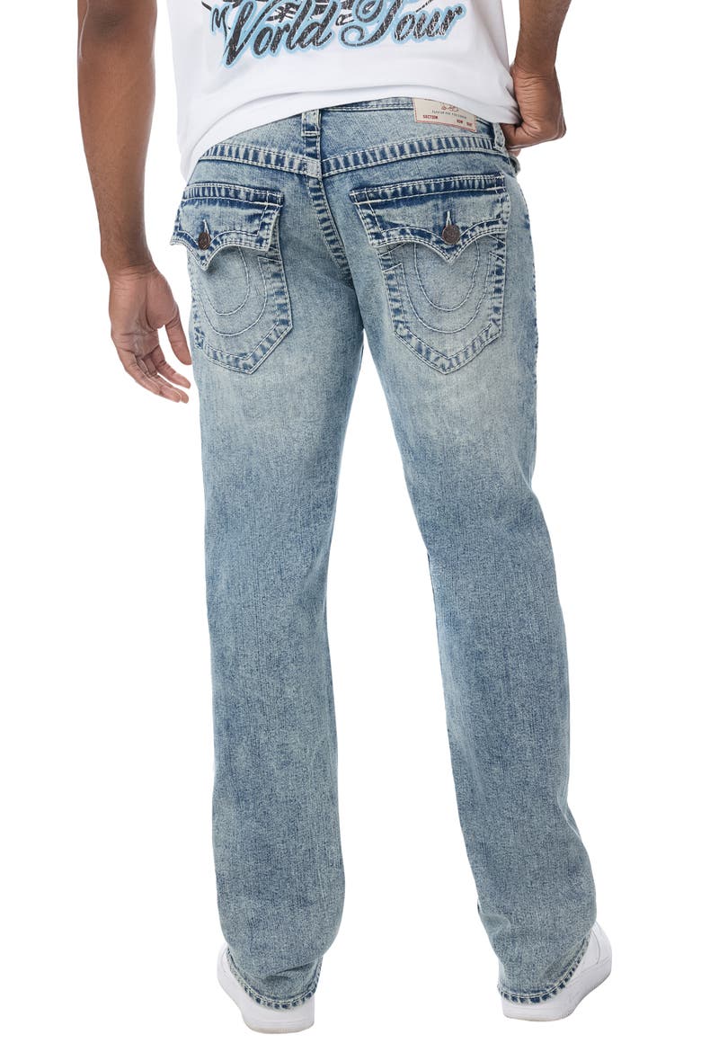 Ricky Big T Flap Straight Jeans, Alternate, color, GRAVEL SPUR FADE MEDIUM WASH
