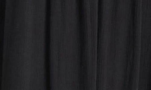 The Good Journey Puff Sleeve Maxi Dress In Black