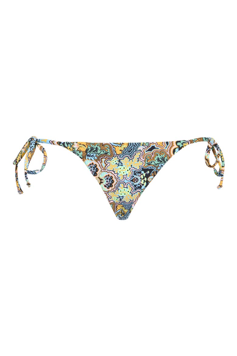 Sunning Side Tie Bikini Bottoms, Main, color, BLACK