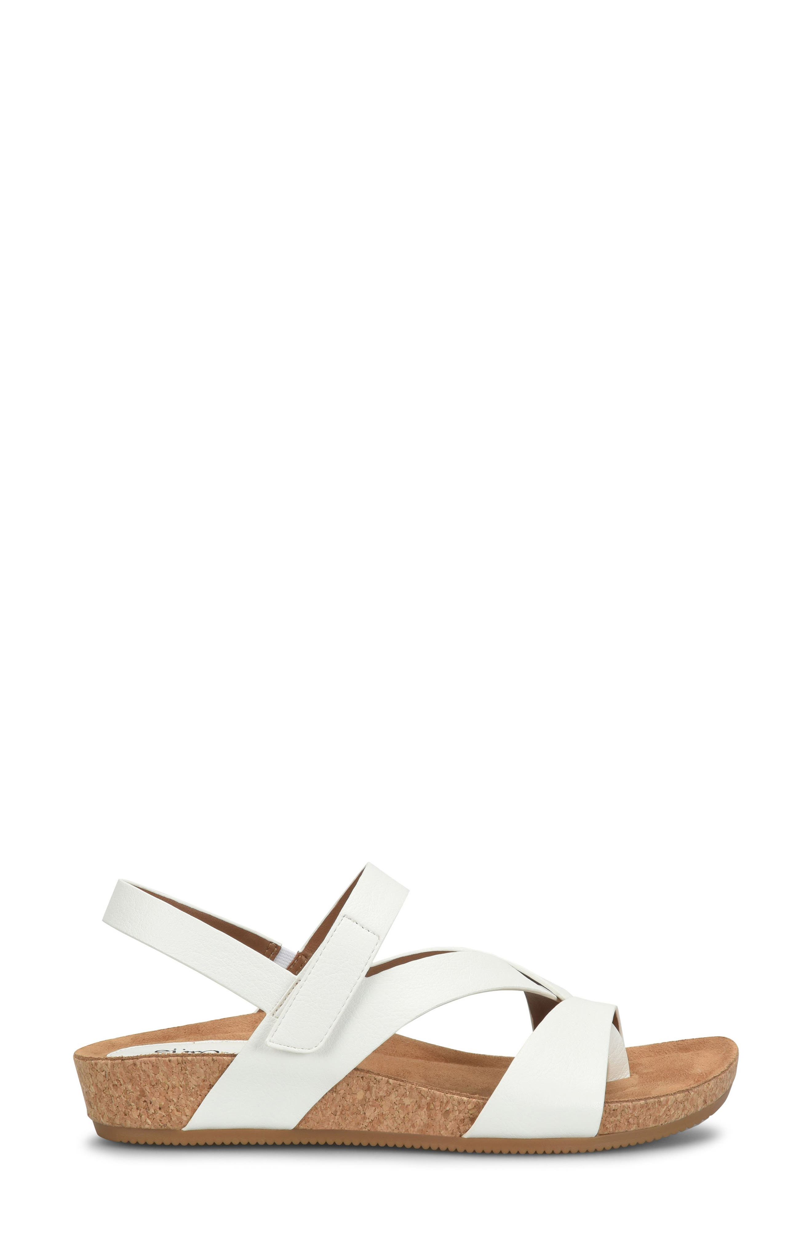 Gannon Slingback Sandal, Alternate, color, WHITE