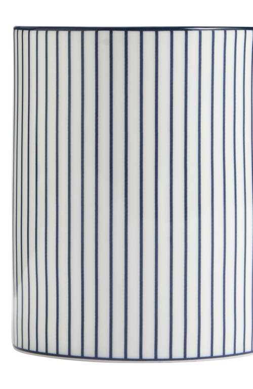 Wedgwood Gio Pinstripe Bone China Mug In White