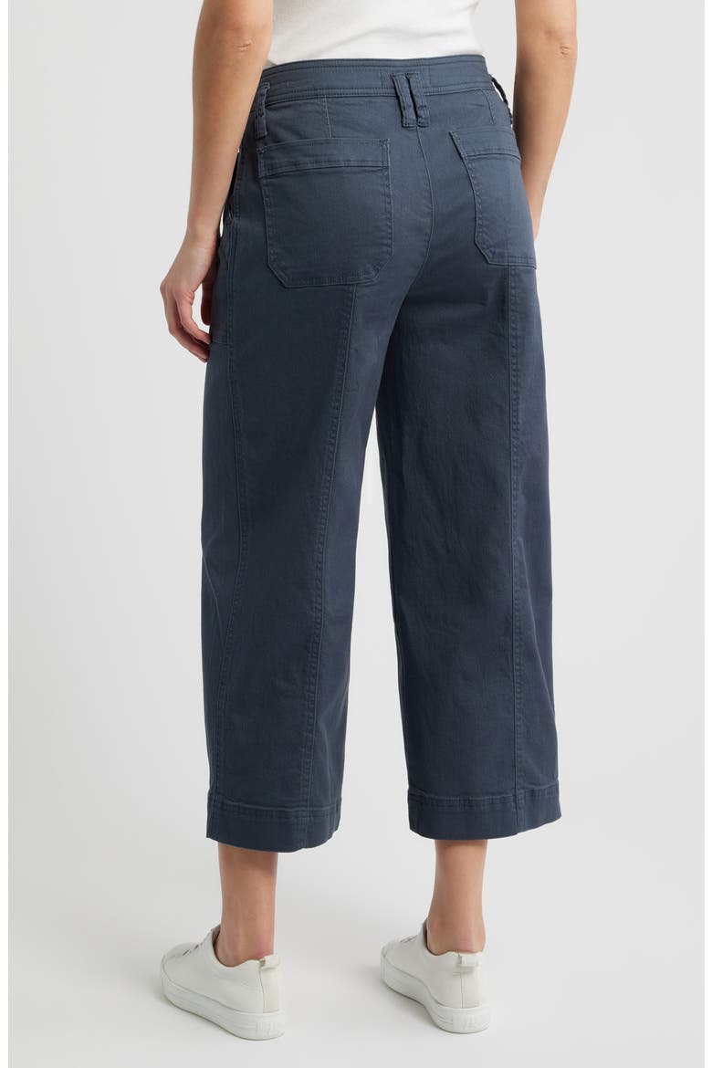 Skyrise Crop Wide Leg Utility Pants, Alternate, color, ORION BLUE