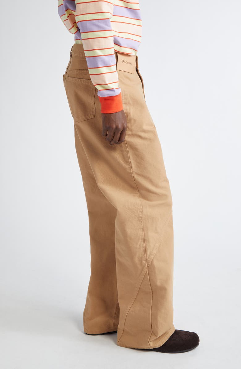 JW Anderson Twisted Workwear Trousers, Alternate, color, 