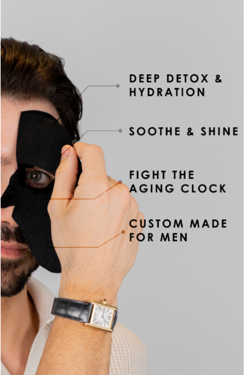 Forte Series Charcoal Mask, Alternate, color, Black