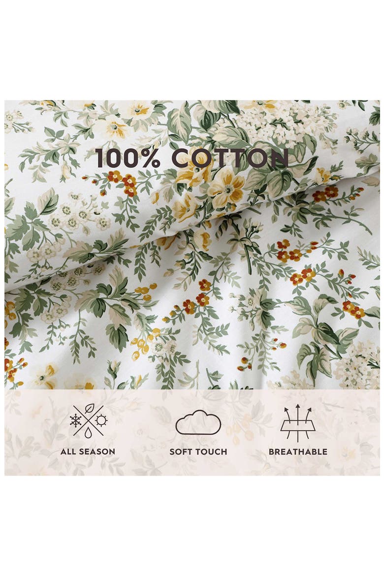 3-Piece Comforter & Sham Quilt Set, Alternate, color, GOLD/ CREAM