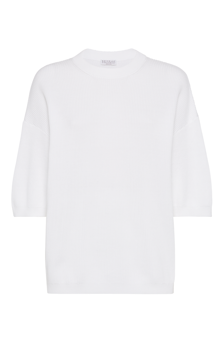 Brunello Cucinelli English Rib knit sweater, Main, color, 