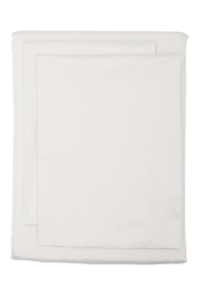 Solid Cotton Sateen Duvet Cover Set, Main, color, GREY VAPOR