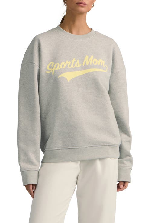 Sports Mom Cotton Blend Graphic Sweatshirt