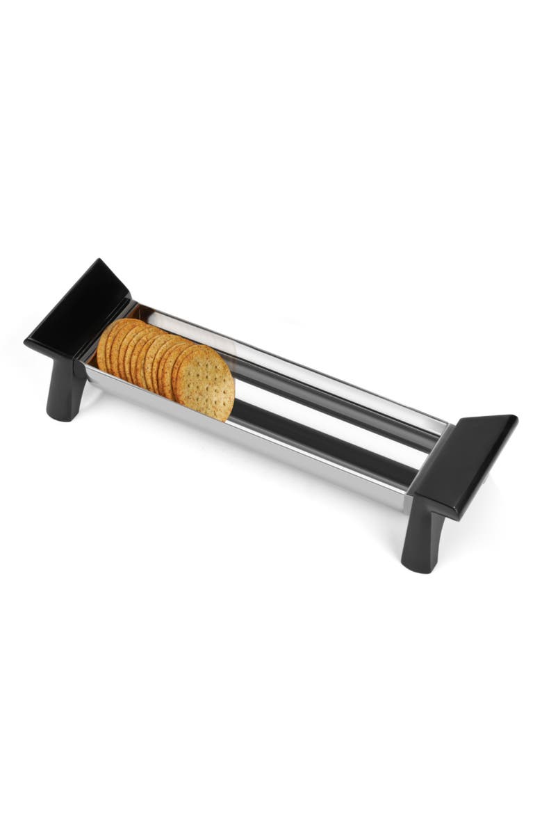 Nambé Circa Cracker Tray, Alternate, color, Silver