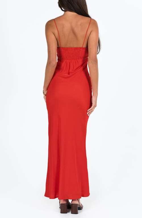 Princess Polly Emily Maxi Dress In Red