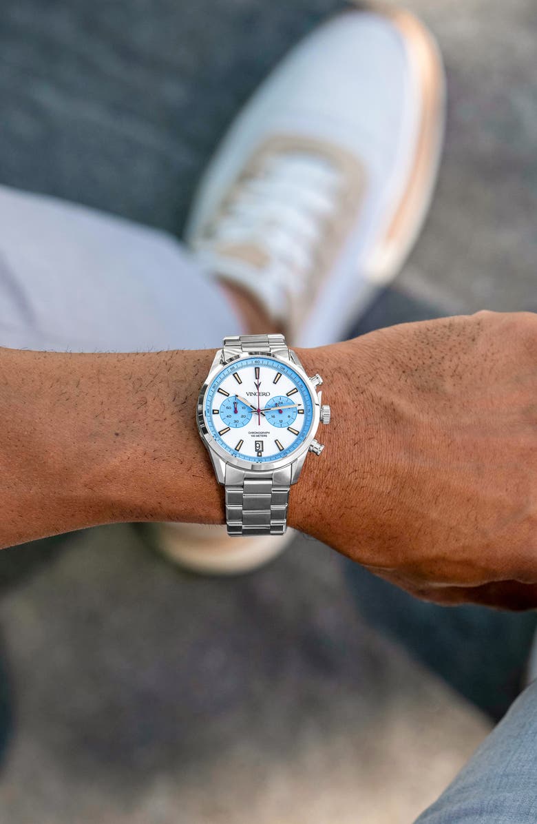 Vincero The Chrono S3 Chronograph Bracelet Watch, 43mm, Alternate, color,