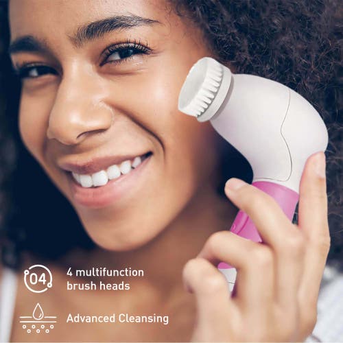Pursonic De-puff Skin Set In Pink