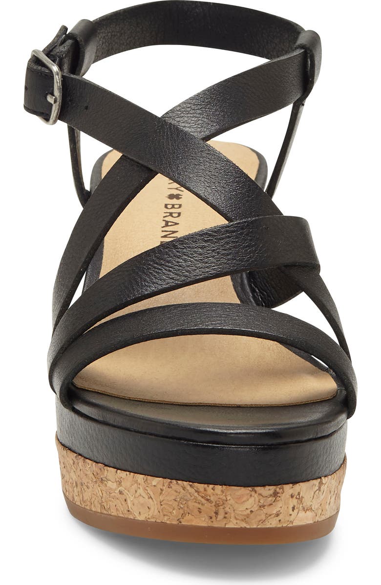 Lucky Brand Batikah Strappy Wedge Sandal, Alternate, color,