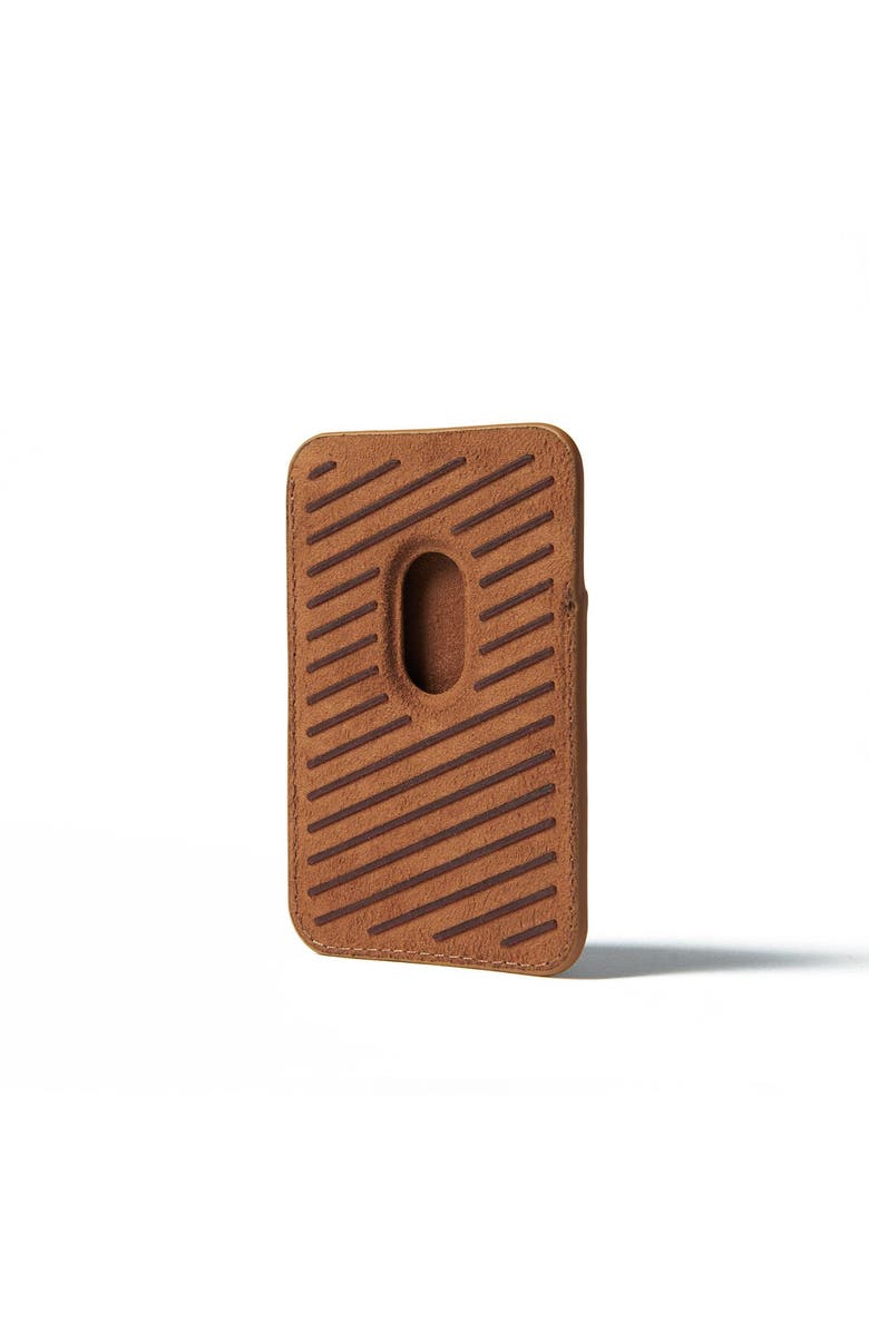 MUJJO Full Leather MagSafe Wallet for iPhone, Alternate, color, Dark Tan