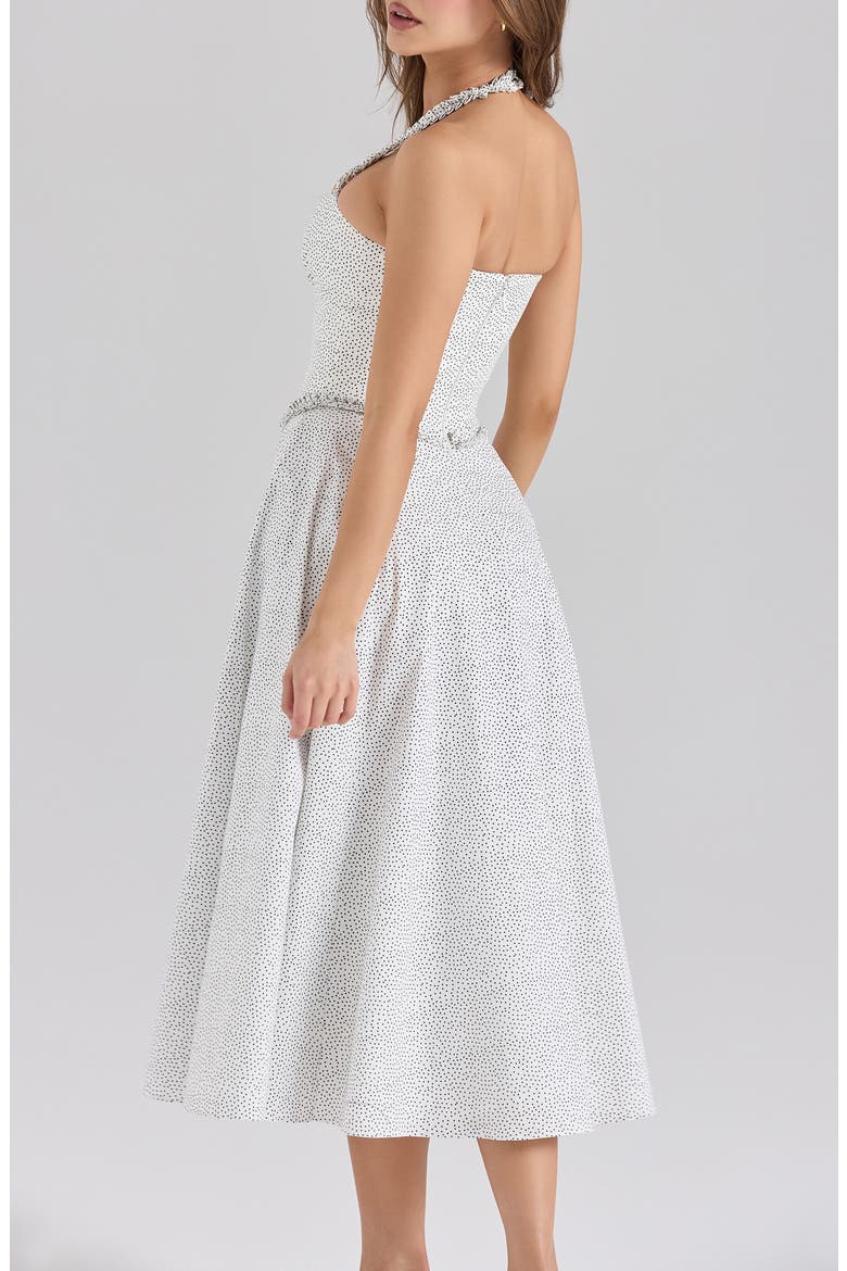 Georgie B Sleeveless Midi Dress, Alternate, color, MICRO SPOT