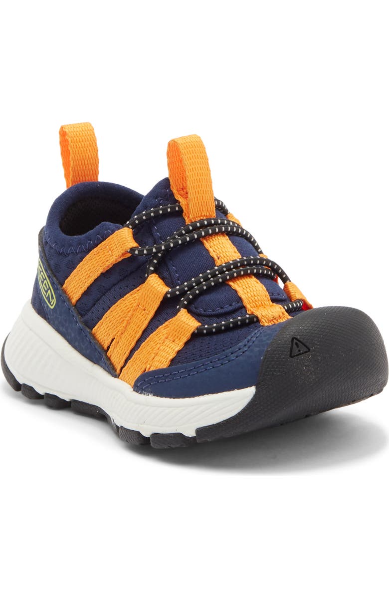 KEEN Kids' Motozoa Sneaker, Main, color, Naval Academy/ Bright Marigold
