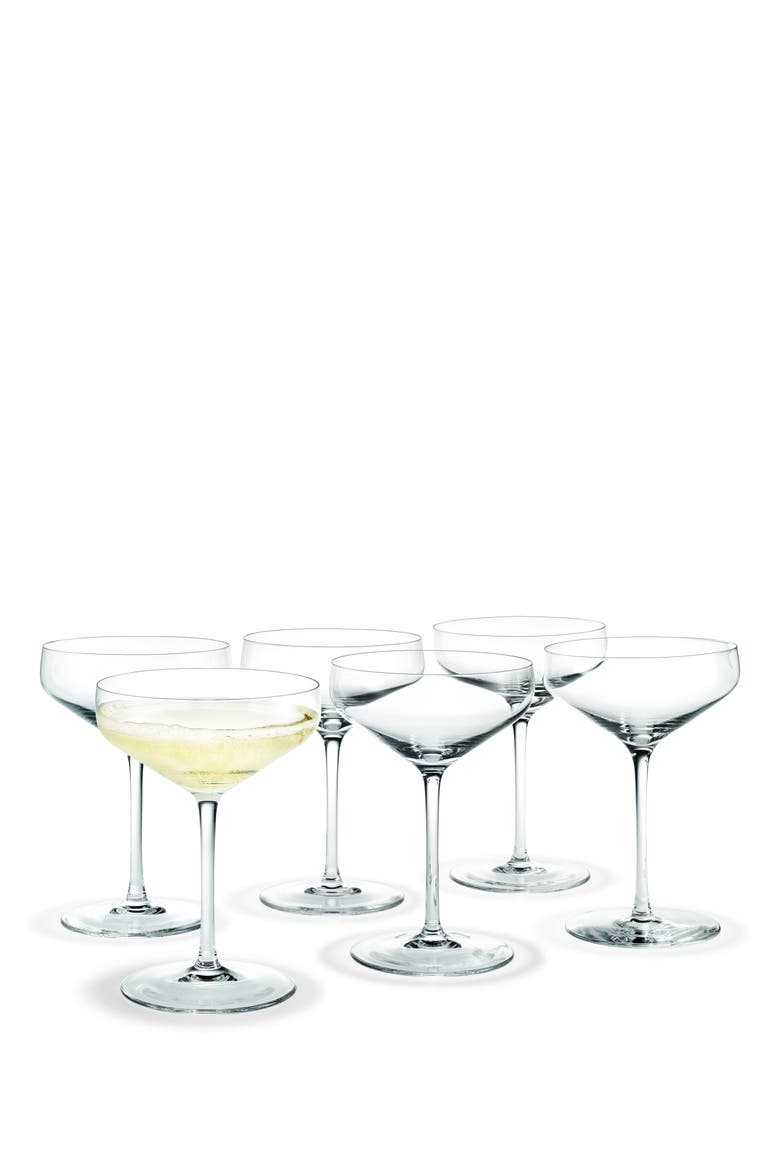 Perfection 6-Piece Cocktail Glass Set, Main, color, Clear