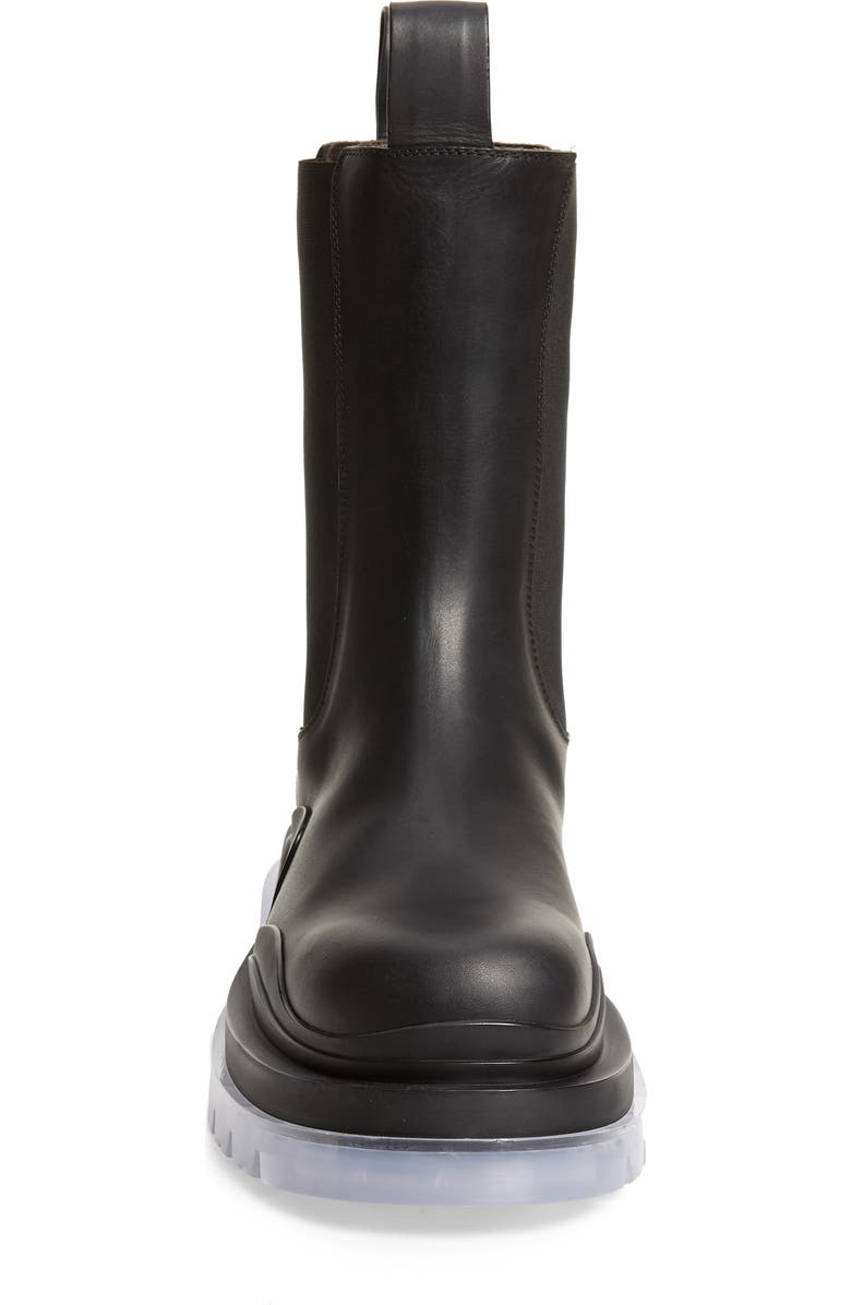 Bottega Veneta Clear Sole Chelsea Boot, Alternate, color,