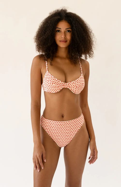 Dippin Daisys West Coast Underwire Bikini Top In Rockstar