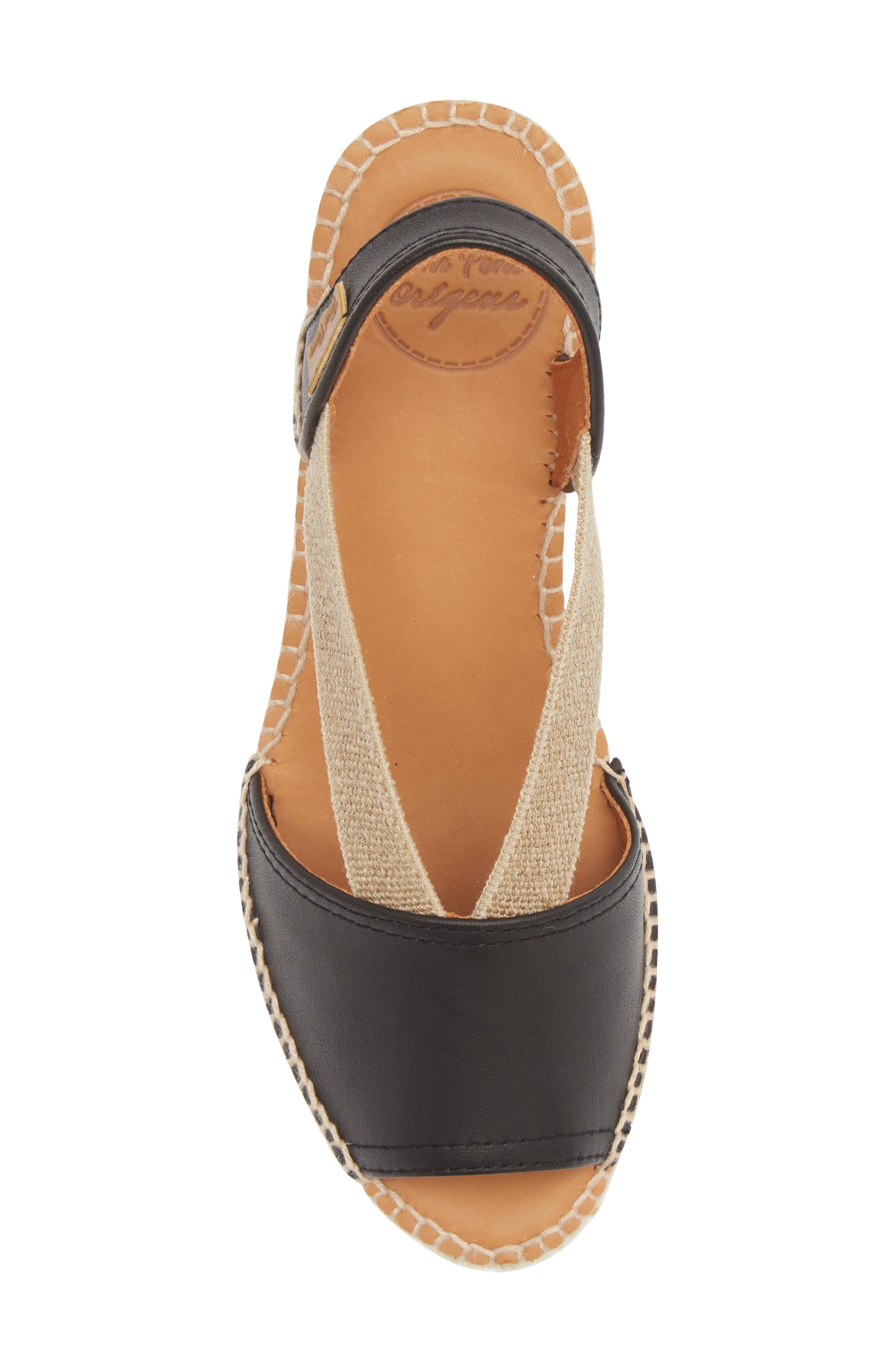 Toni Pons Teide Espadrille Sandal, Alternate, color, Black