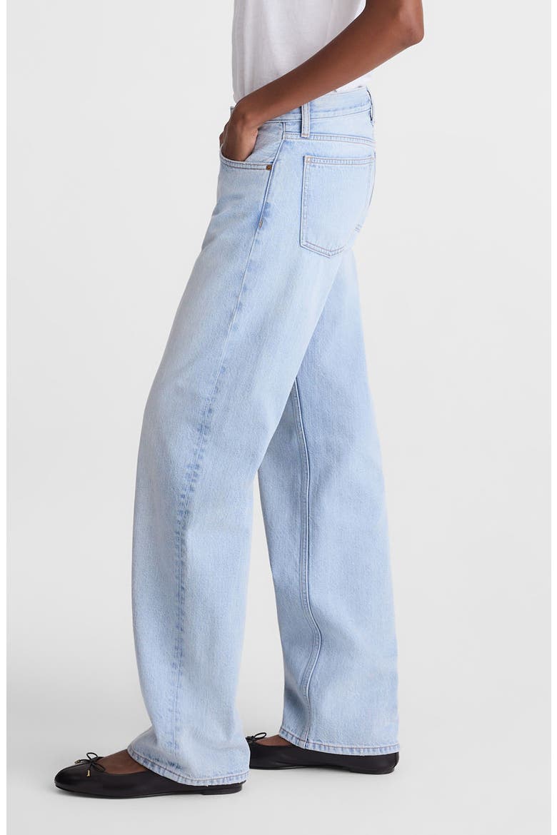 The Short Low-Rise Loose Jeans, Alternate, color, FOSTER WASH