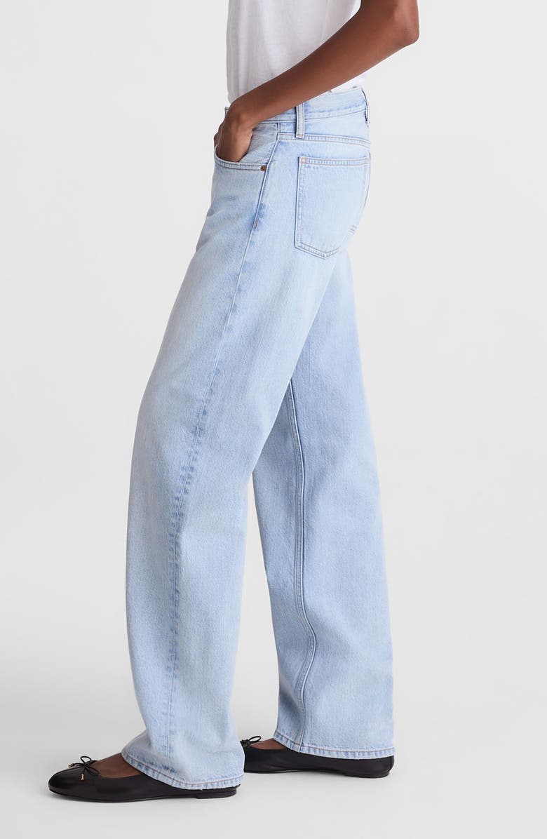 Madewell The Short Low-Rise Loose Jeans, Alternate, color, Foster Wash