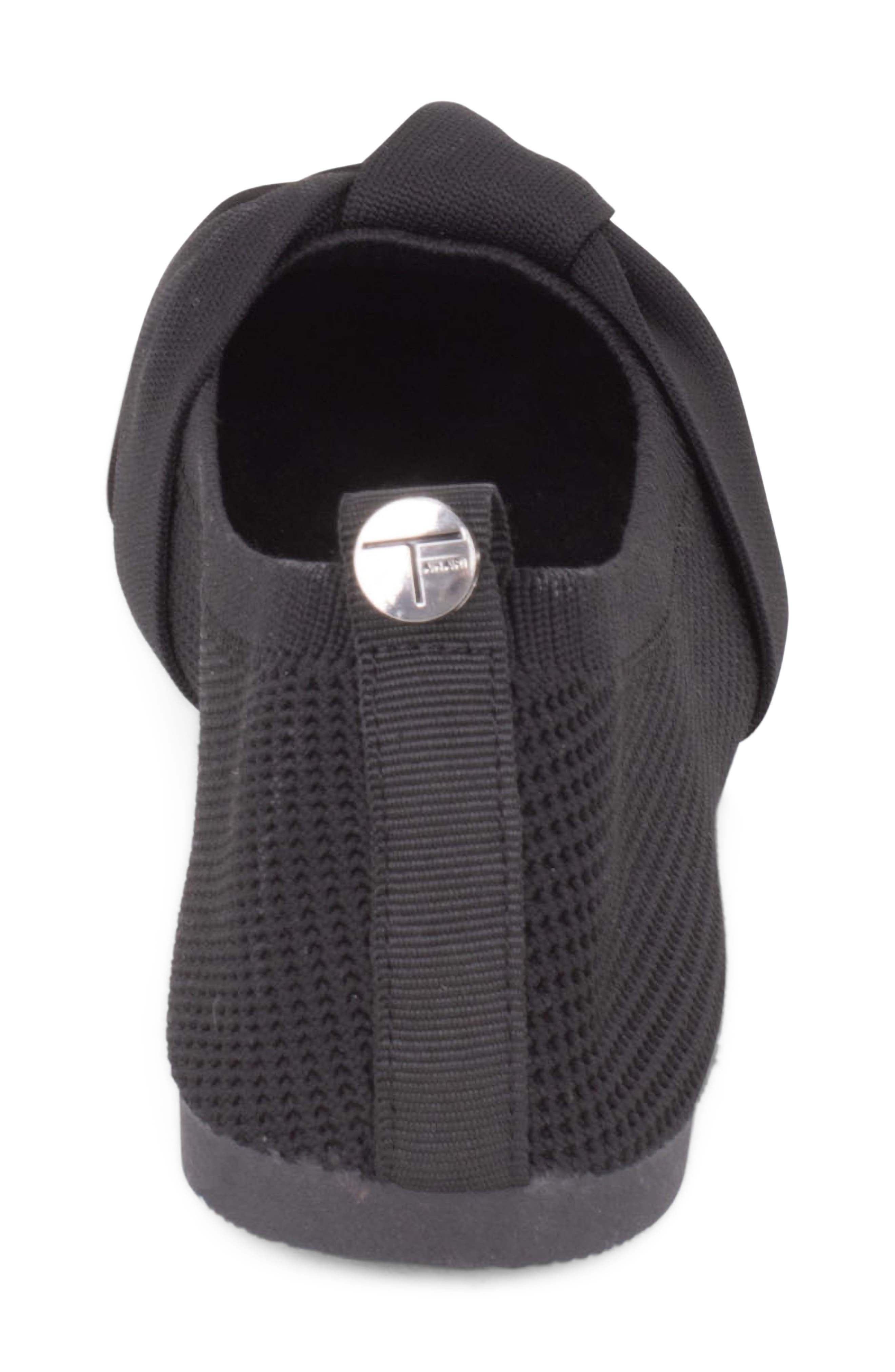 Lorient Pointed Toe Flat, Alternate, color, BLACK