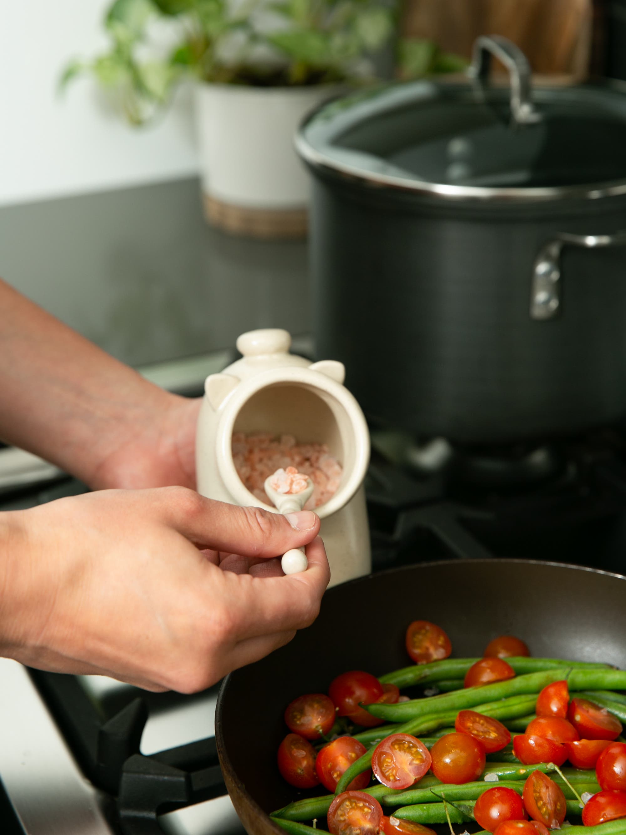 RSVP International Stoneware Salt Pig & Spoon Set | Nordstrom