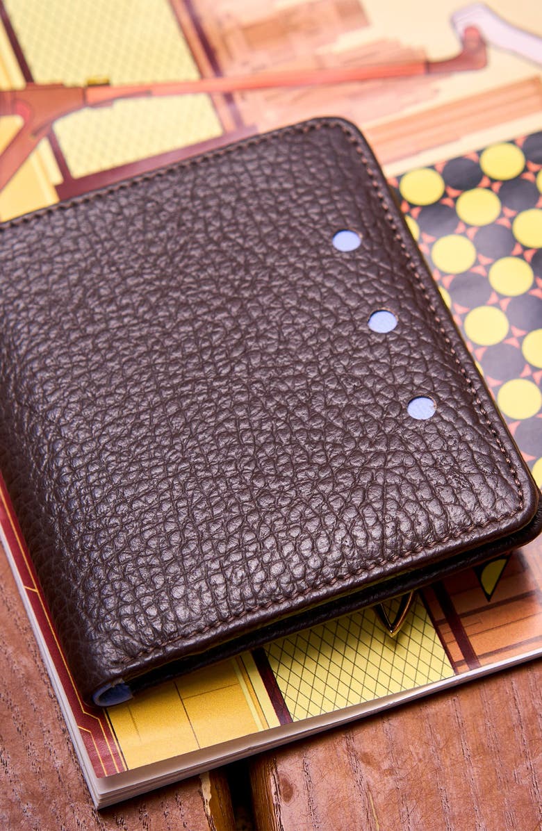 Tusk Ascot Snap Evening Wallet, Alternate, color, Espresso