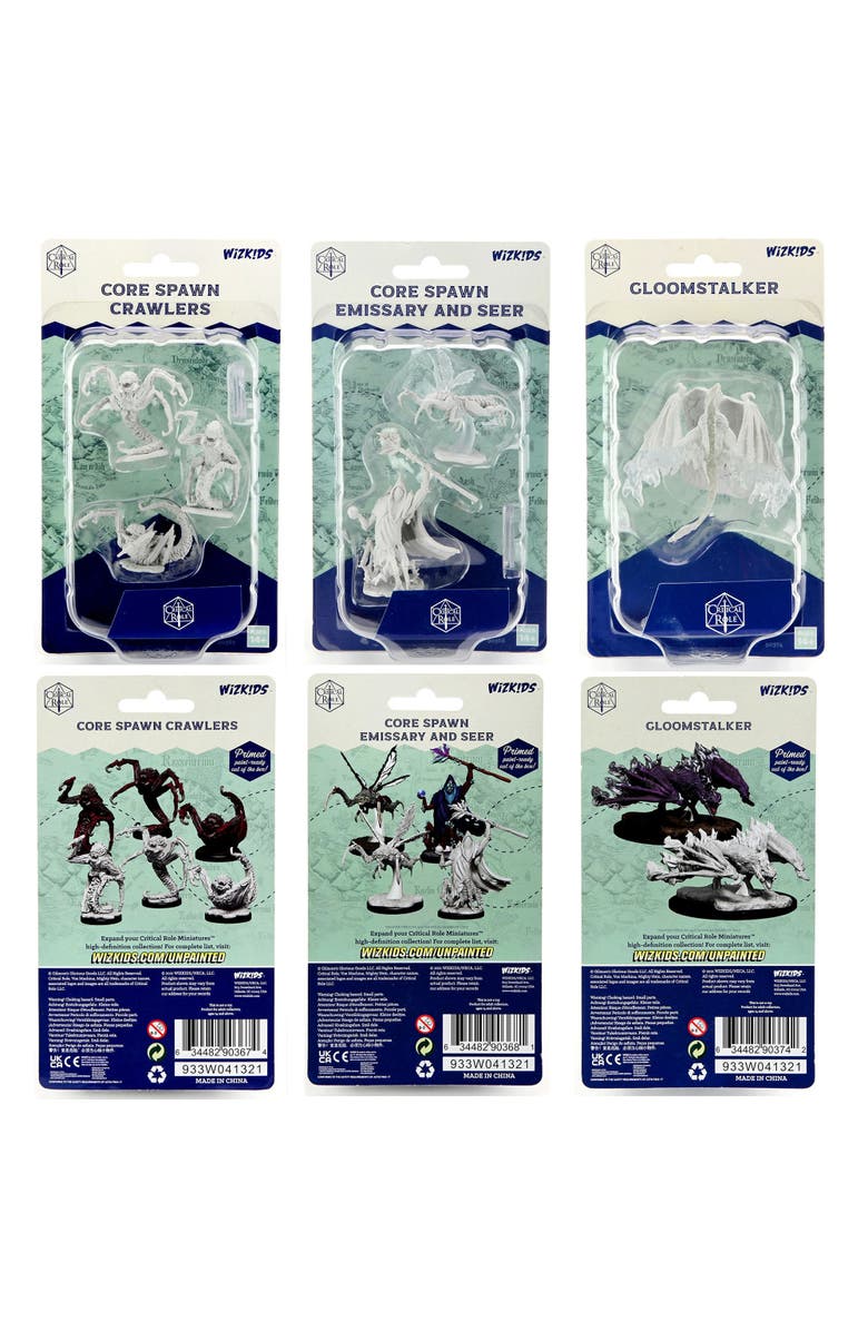 WizKids Games Critical Role Unpainted Miniatures Wave 1 Bundle, Alternate, color, Multicolored