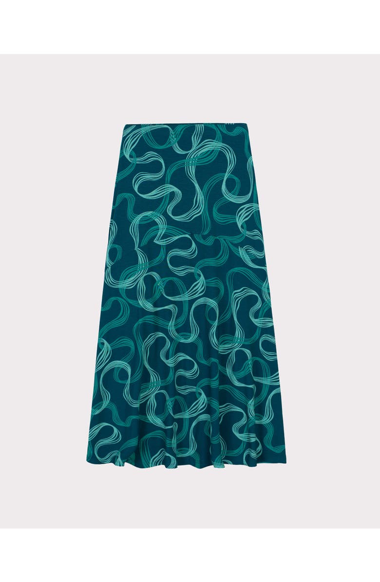 Kettlewell Lena Print Maxi Skirt, Alternate, color, Grey Teal Lena