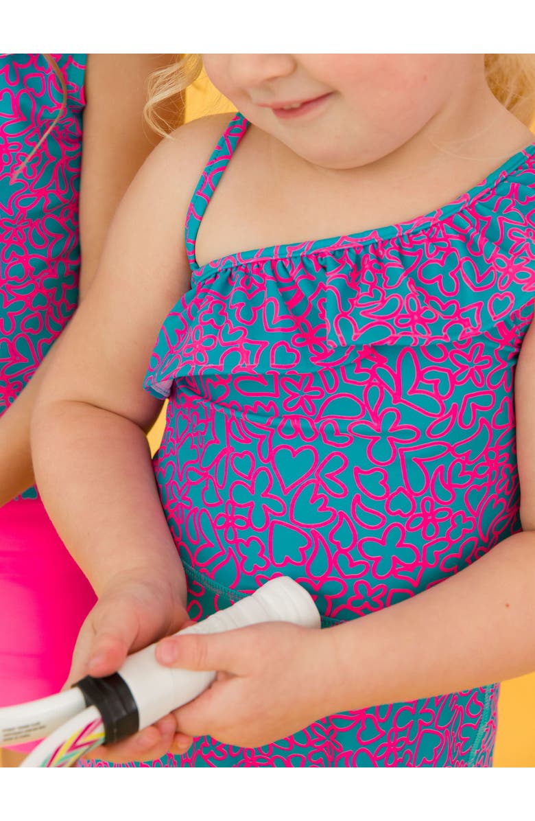 RuffleButts Girls Active Tennis Dress and Bike Short Set, Alternate, color, 