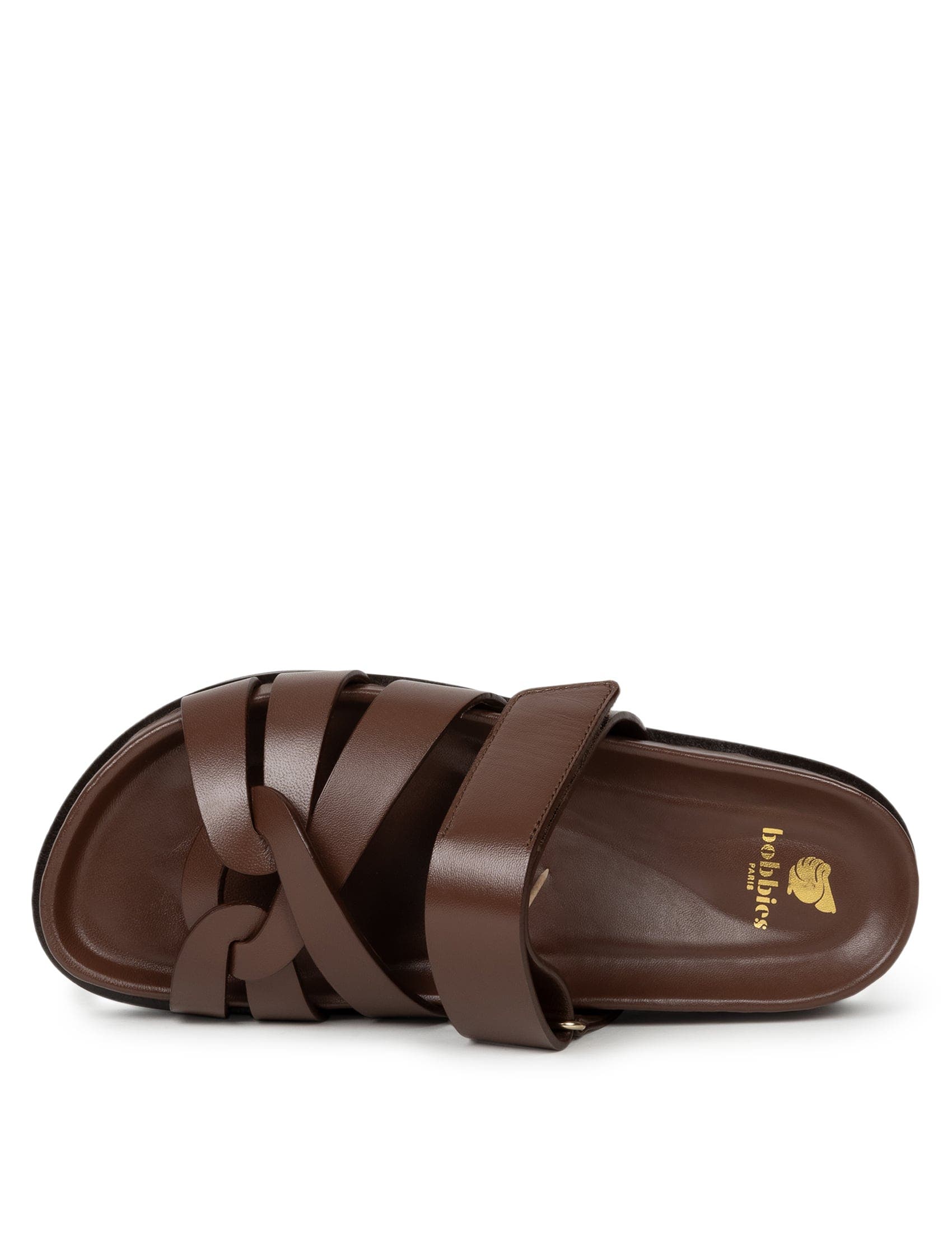 Atlas Flat Sandals, Alternate, color, Chocolate