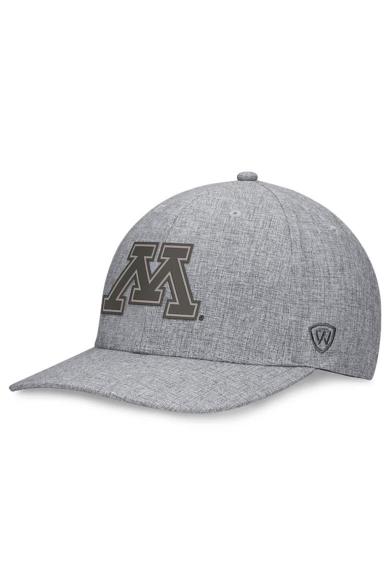 Men's Top of the World Gray Minnesota Golden Gophers Top Grit Flex Hat, Alternate, color, Gray