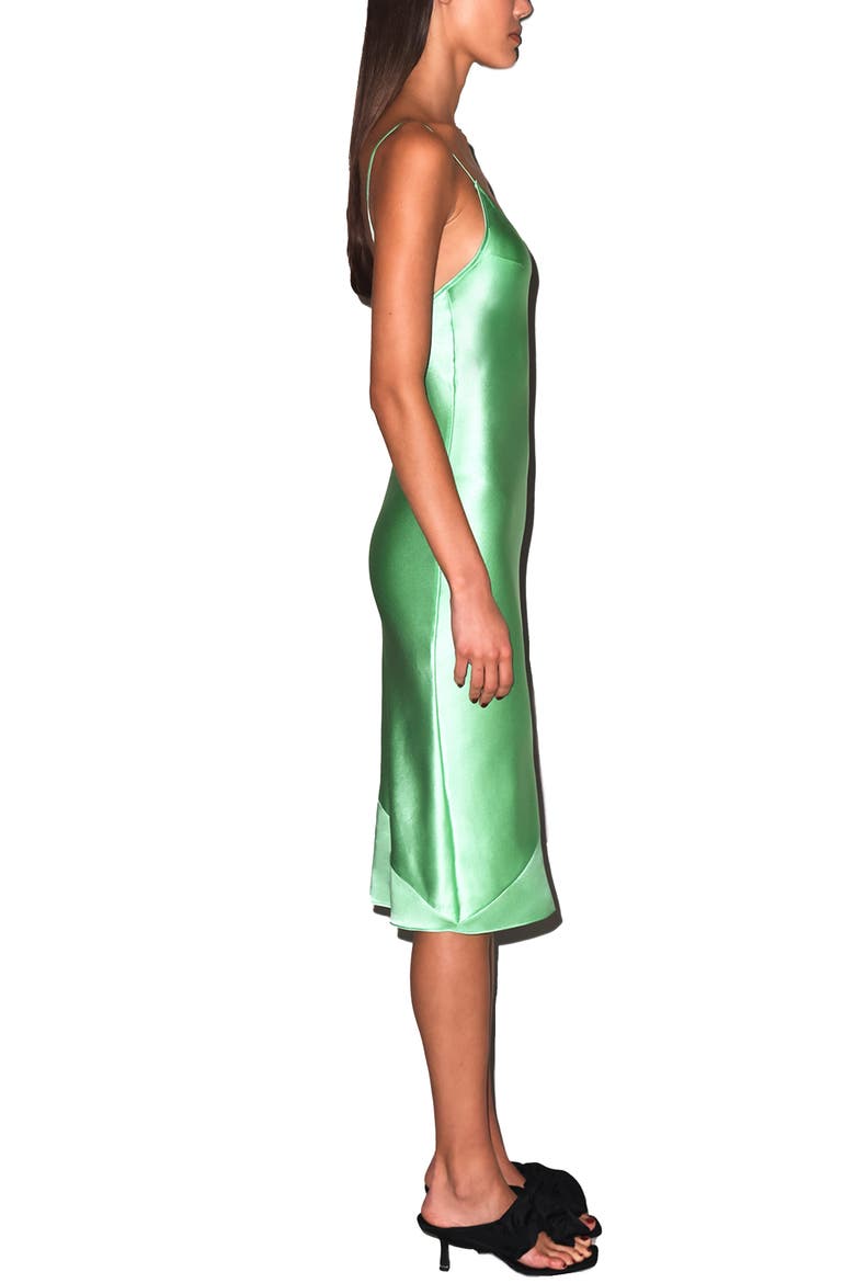 V-Neck Slip, Alternate, color, Pastel Lime
