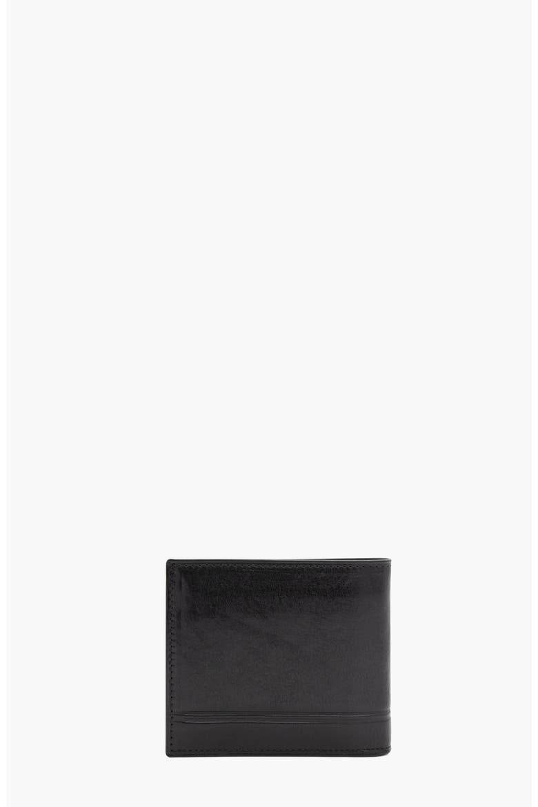 Gentleman Trifold Leather Wallet 507, Alternate, color, Black