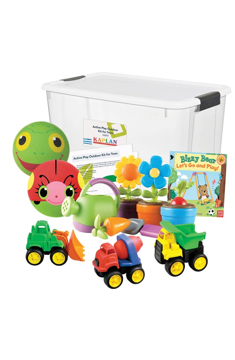 Kaplan Early Learning Company Active Play Outdoor Kit for Two's, Main, color, Multicolor