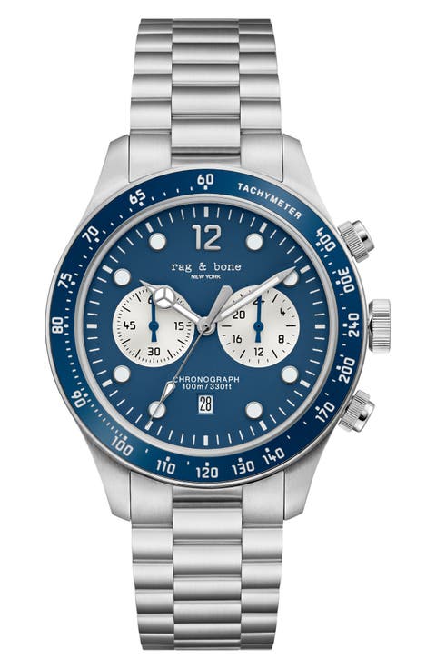 Reid Chronograph Bracelet Watch, 42mm