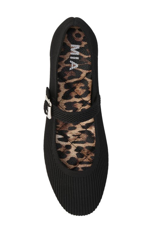 Mia Brita Mary Jane Flat In Black