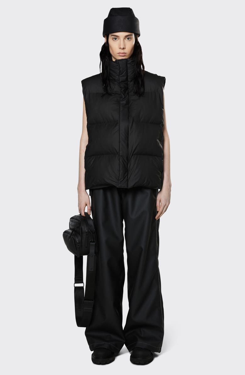 Rains Boxy Waterproof Puffer Vest, Alternate, color,