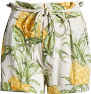 FARM Rio Delicate Pineapple Cotton Shorts