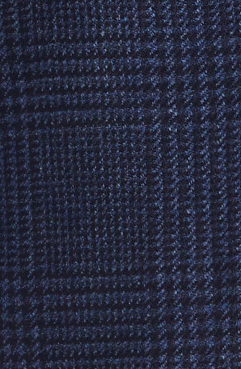 ZEGNA Trofeo Plaid Stretch Wool & Cashmere Sport Coat, Alternate, color, Blue/Dark Blue