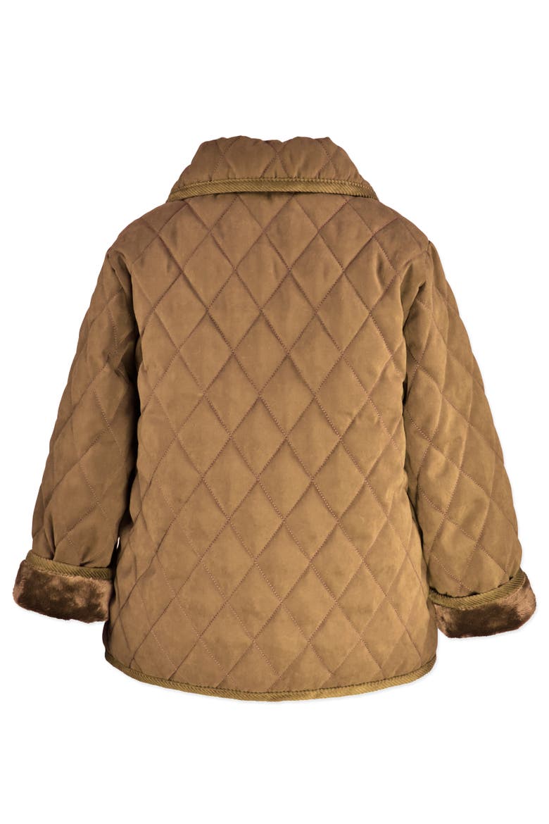 Classic Quilted Barn Jacket, Alternate, color, Caramel