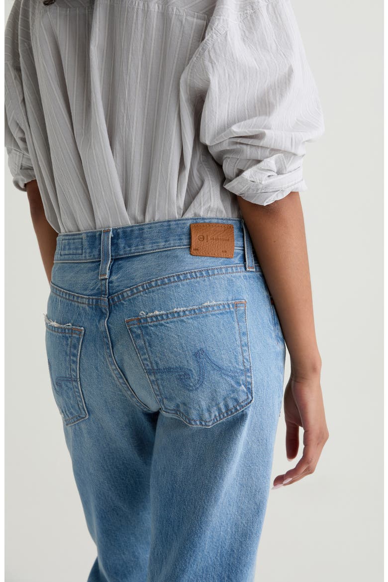 The Boyfriend Mid Rise Straight Leg Jeans, Alternate, color, 20 YEARS ROCOCO